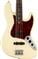 Fender American Pro II Jazz Bass Rosewood Olympic White with Case Front View